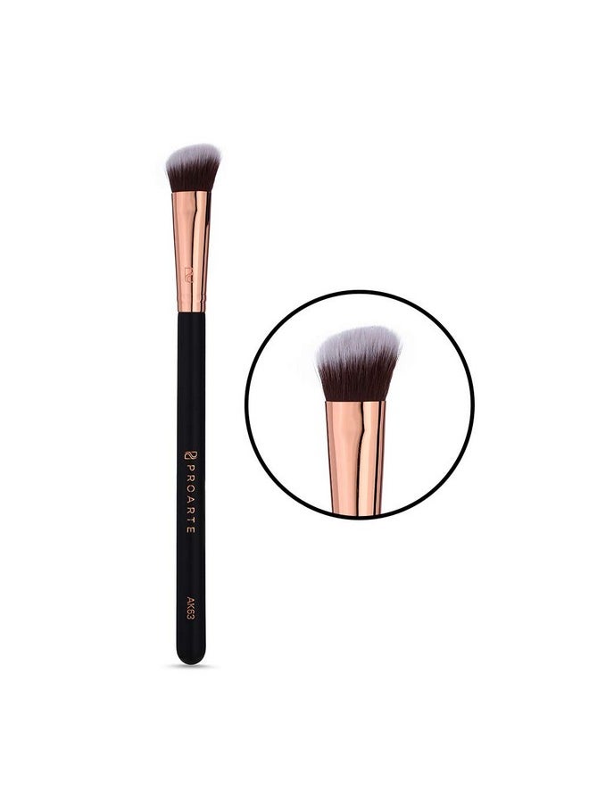 Mini Angled Kabuki Brush, Black, 200 G