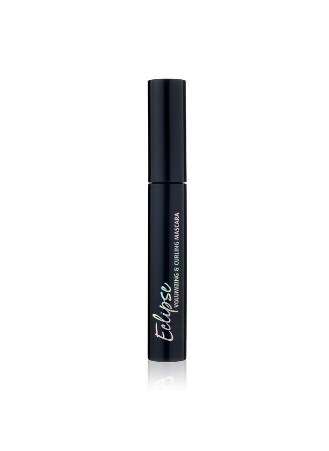 Eclipse Volumizing & Curling Mascara - Black - Volumizing & Curling Vegan Tubular Mascara That Won'T Smudge, Yet Removes Easily With Warm Water