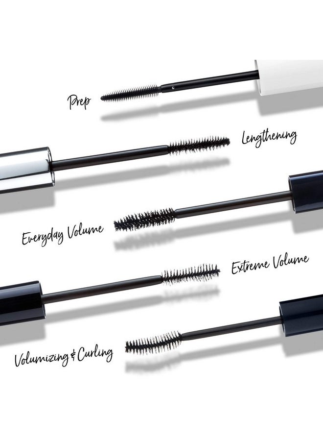 Eclipse Volumizing & Curling Mascara - Black - Volumizing & Curling Vegan Tubular Mascara That Won'T Smudge, Yet Removes Easily With Warm Water