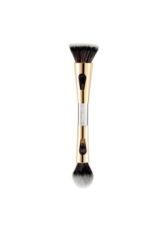 4 In 1 Travel Brush | With Ultra Soft Bristles | Face Powder Blending Brush | Dense And Fluffy Brush