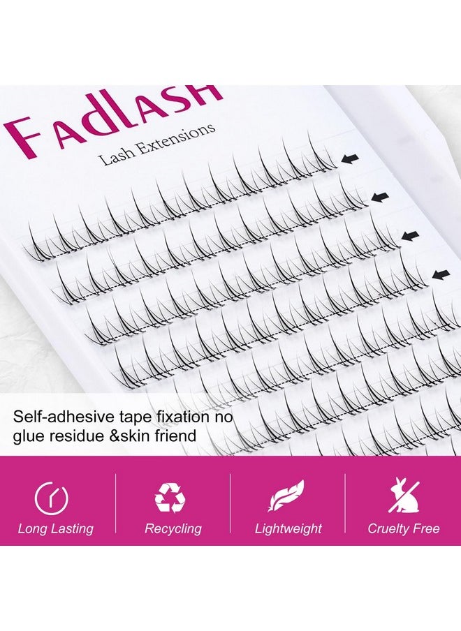 Lash Clusters Bottom Lashes Diy Lash Extensions 144Pcs Individual Lashes Black Cluster Lashes Faux Mink Cluster Eyelash Extensions Manga Soft Lightweight Eyelash Extension Kit (Bottom-Jx10)