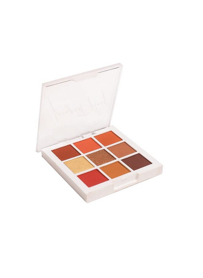 Playground Hero Shadow Palette 9 Curated Different Shades,Matte,Pigmented Shades,Shimmer Foils Eyeshadow - Sunset Sands , 9Gms