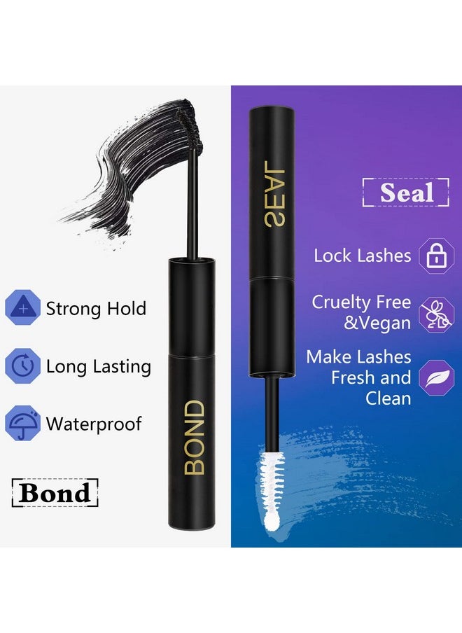 Bond And Seal Lash Glue For Individual Diy Lash Extensions Long Retention 48-72 Hours Waterproof Individual Lash Glue For Lash Clusters Diy Eyelash Extensions Glue