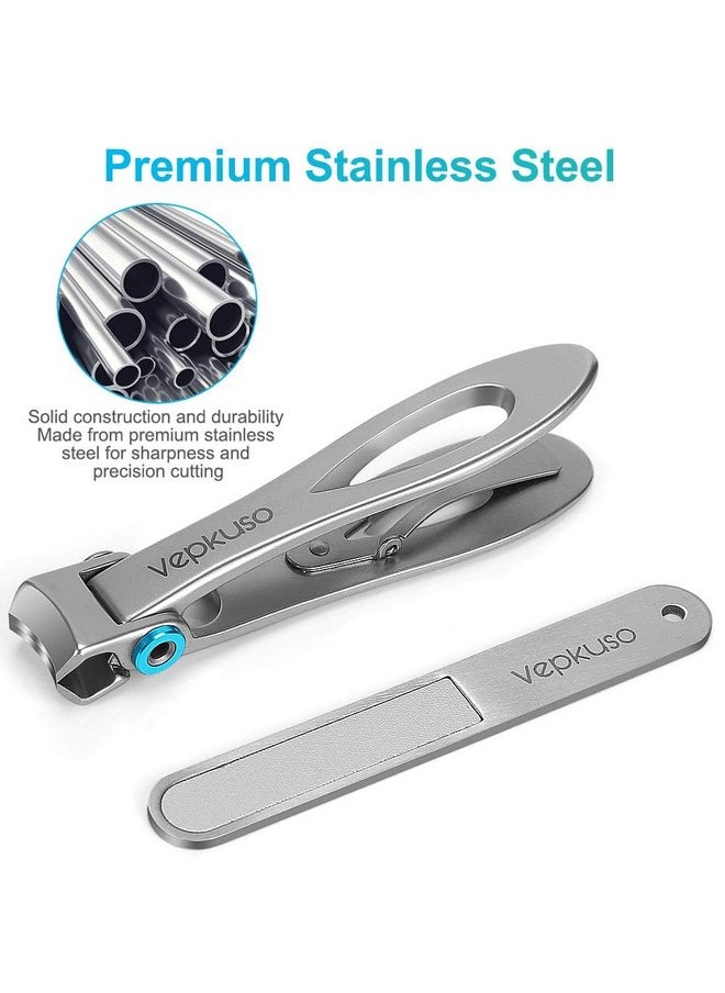 Ippers For Men - Vepkuso Toenail Clippers For Thick Toenails For Seniors Wide Jaw Large Professional Fingernail Clippers Cutter Set For Tough Nails, Women, Adult