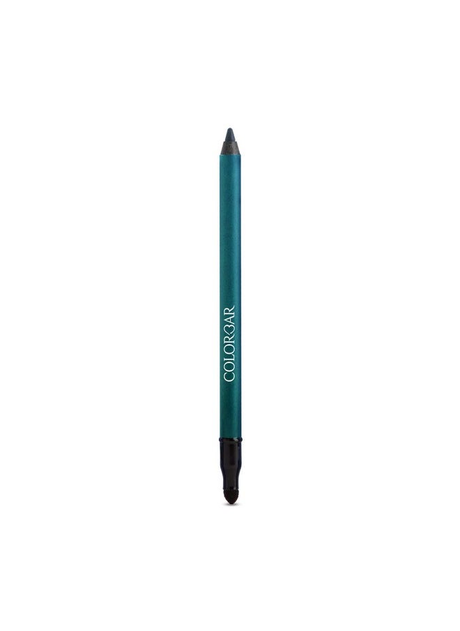 Just Smoky Kajal, Just Teal, 1.2G | Waterproof And Non-Transfer | Lasts Upto 12 Hours | Paraben Free