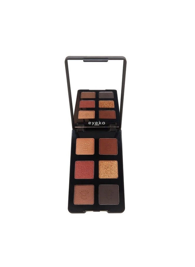 Limitless Eyeshadow Palette 3 - High Pigment - 6 Shades - Blendable Warm Browns And Champagne Shimmers - Lightweight - Vegan