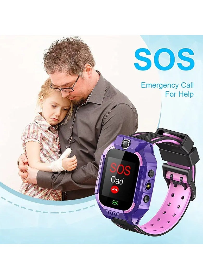 Children Smart Watch C002 Children SOS Emergency Call GPS Tracking Children Smart Watch Baby Safety Monitoring Boys Kids Watch