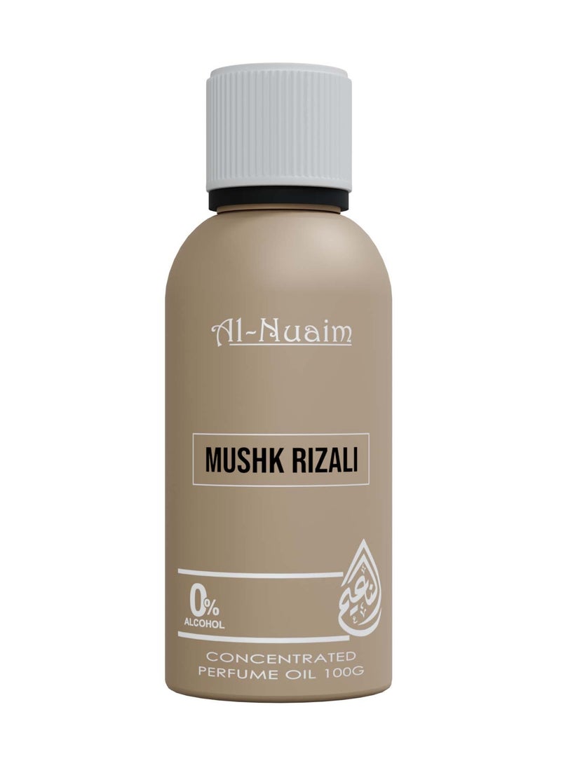 Al-Nuaim Mushk Rizali Alcohol Free Attar Compound for Men & Women - 100gm | Luxury Fragrance