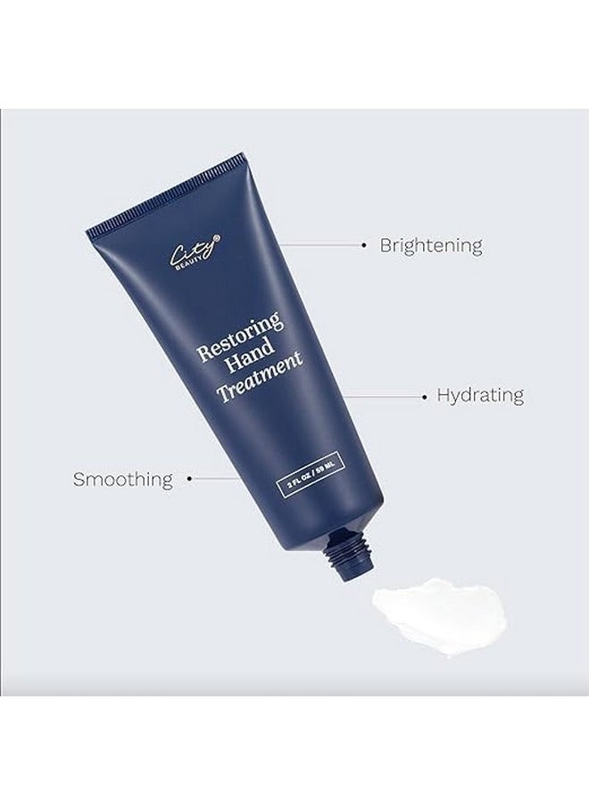 Restoring Hand Treatment - Moisturizing Hand Cream - Dry Hand Relief - Solution For Wrinkled, Crepey Hands & Dark Spots - Wash-Resistant - Anti-Aging Cruelty-Free Skin Care