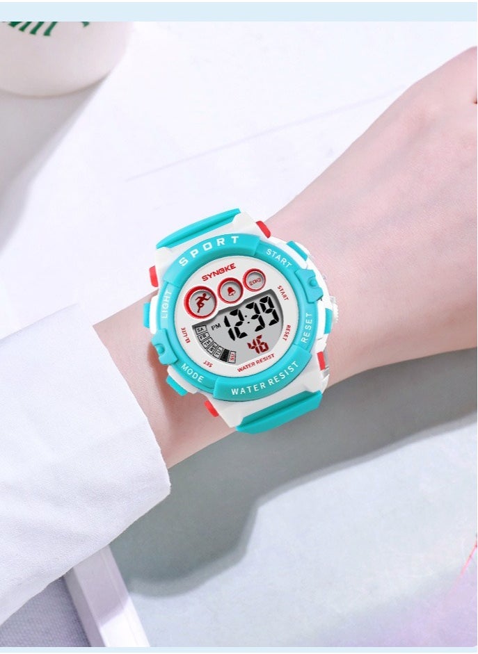 Colorful Luminous Children's Student Waterproof Electronic Watch