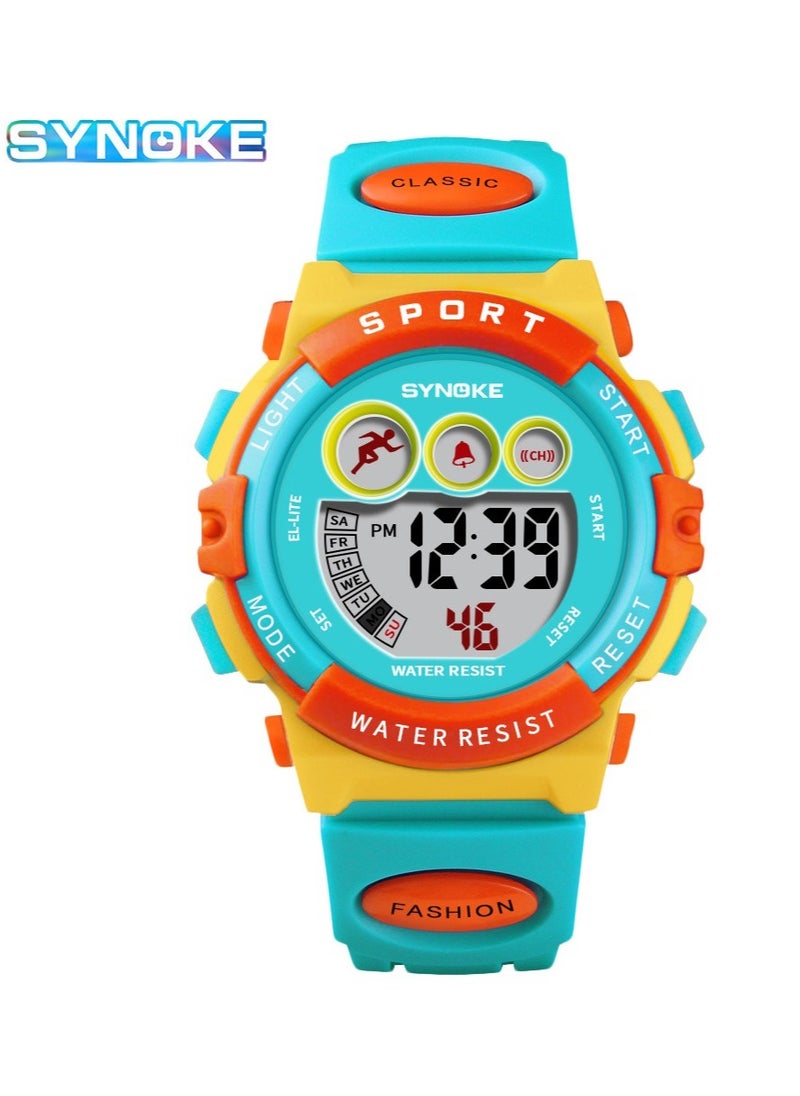 Colorful Luminous Children's Student Waterproof Electronic Watch