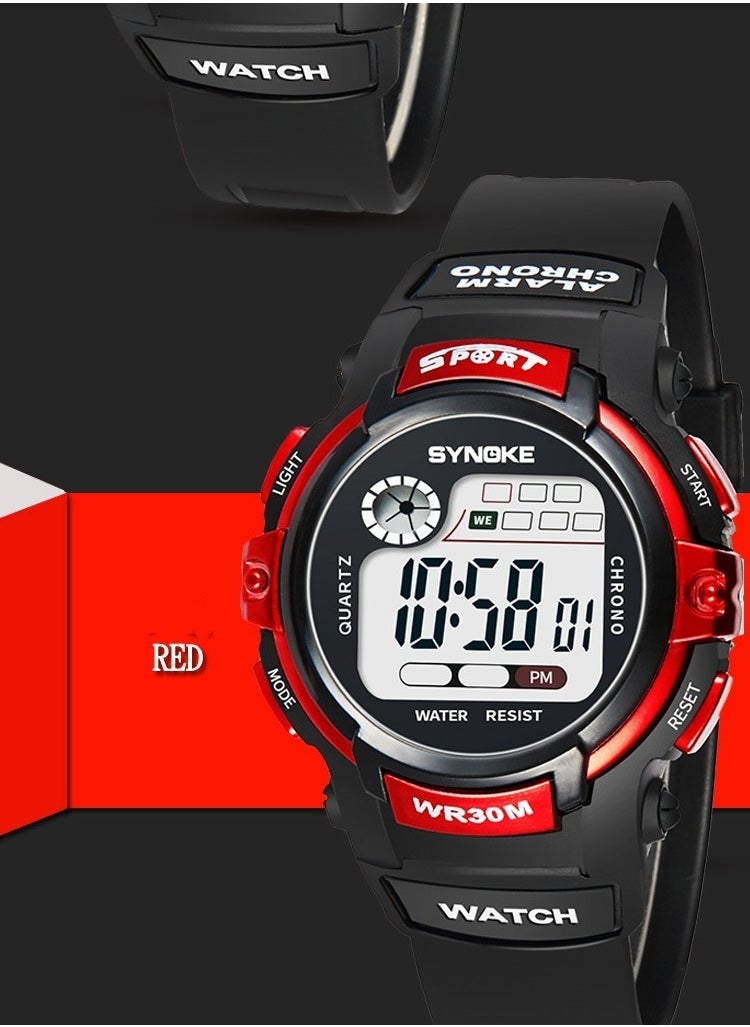 Children's Student Sports Luminous Waterproof Electronic Watch