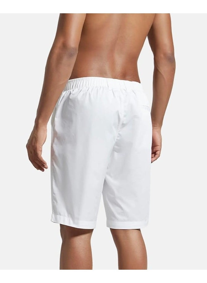 JOCKEY INTERNATIONAL COLLECTION STRAIGHT FIT SHORTS 1203 Pack of 1 WHITE