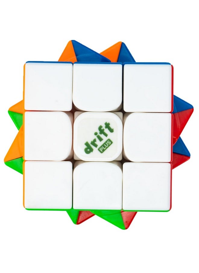 Drift 3M Plus 3X3 (Magnetic) Stickerless Cube | Drift + | Customized & Improved Version Of Moyu Rs3M | Speedcube For Kids & Adults | Magic Speedy Stress Buster Brainstorming Puzzle