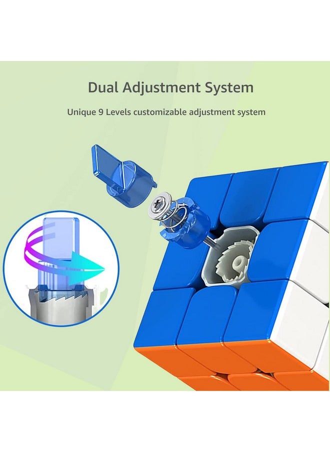 Drift 3M Plus 3X3 (Magnetic) Stickerless Cube | Drift + | Customized & Improved Version Of Moyu Rs3M | Speedcube For Kids & Adults | Magic Speedy Stress Buster Brainstorming Puzzle