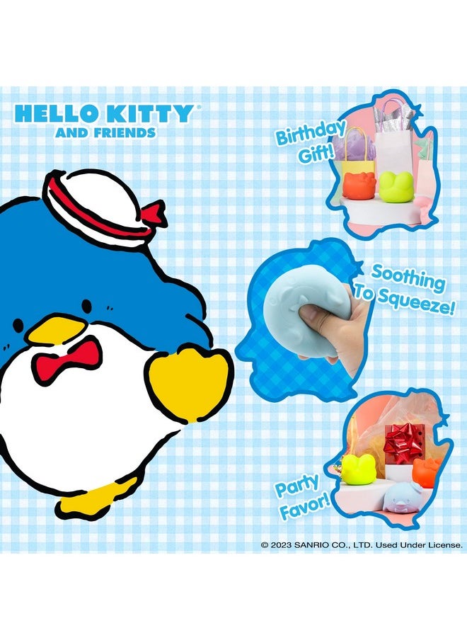 Squishu Sanrio Hello Kitty And Friends [Pull Stretchy Dough Fidget Squishy Sensory Toy] [Soft Squeeze Ball] [Hand Therapy Relaxing And Calming Or Soothing] Gift For Kids, Adults - Tuxedosam