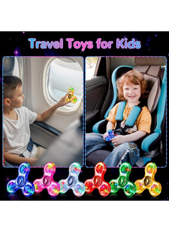 Fidget Spinner For Kids Adults, Christmas Light Up Sensory Fidget Toys, Glow In The Dark Fidget Spinners For Boys Girls, Adhd Anxiety Stress Relief Fidget Spinner, Birthday Gifts For Kids