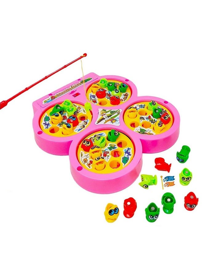 Entertainment Set For Kids Fish Catching Game For 3 Years And Above, (Assorted Color)