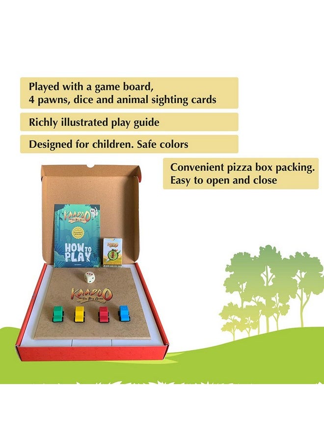 Classic Board Game - Discover Tigers Of Central India - Knowledge-Building Educational Adventure Safari Board Game For Kids 6+ & Family. Proudly Made In India (2-4 Players)