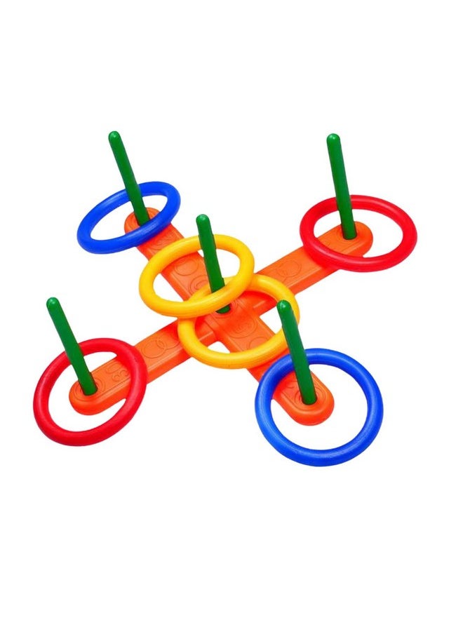 13 Pc Ring Toss Game | Indoor/Outdoor Family Fun Ring Target Game | Activity For Kids