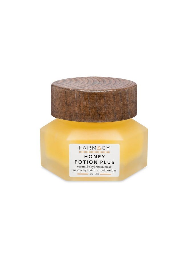 Hydrating Face Mask - Honey Potion Plus Nourishing Skincare Facial Mask With Niacinamide, Ceramides + Pro-Vitamin B5 To Protect + Replenish Moisture Barrier (1.7Oz)