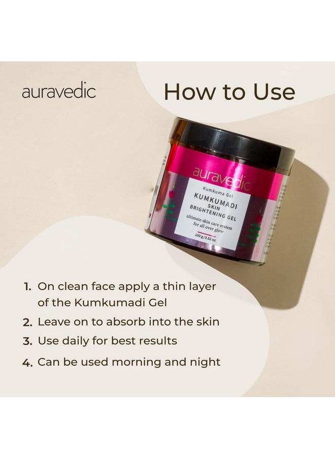 Kumkumadi Gel 100 G With Kumkumadi Tailam Kumkumadi Oil Face Oil For Glowing Skin Gel For Women Men