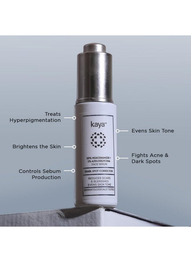 Clinic 10% Niacinamide + 1% Azeloglycina Face Serum, Dark Spot Corrector, Fights Acne For Unisex Of All Skin Type, 30Ml