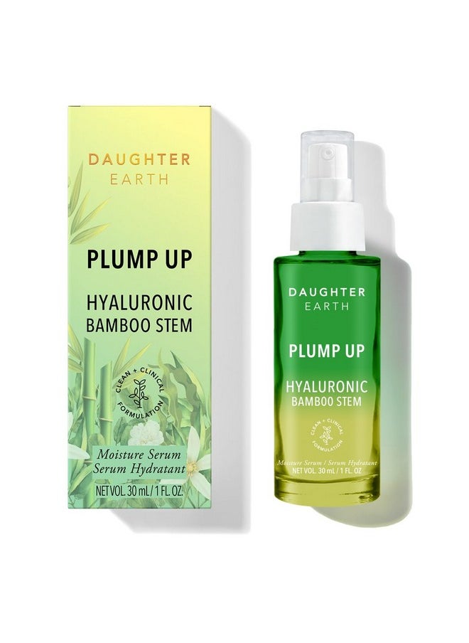 Hyaluronic Acid Serum For Face | Plump Up Enriched With Multi-Molecular Hyaluronic Acid, Tremella Mushroom, Bamboo Shoots, Seaweed & Provitamin B5 | Get Hydrated & Youthful Skin - 30Ml