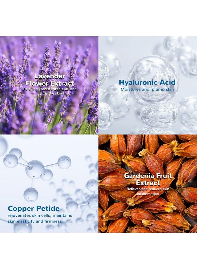 Copper Peptides Serum For Face -Copper Peptide Face Serum + Hyaluronic Acid - Reduces Fine Lines & Wrinkles, Plumping And Radiant Skin, 1.Fl.Oz