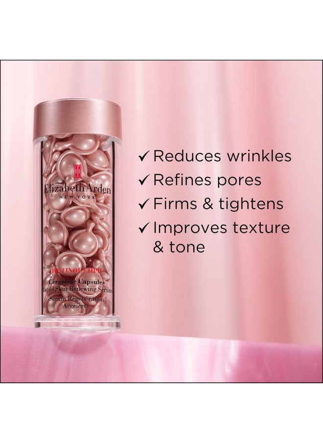 Retinol + Hpr Ceramide Capsules, Anti-Aging Skin Renewing Serum, Skincare Gift For Women, Reduces Fine Lines & Wrinkles