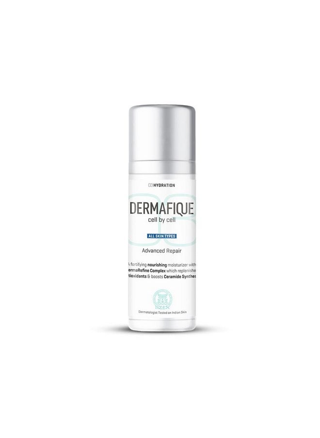 Advanced Repair Night Cream With Niacinamide - 30G, Moisturizer For Face, 5X Ceramide Synthesis, Boosts Collagen Production, Enriched With Pro Vitamin E, Suitable For All Skin Type | Dermatologist Tested