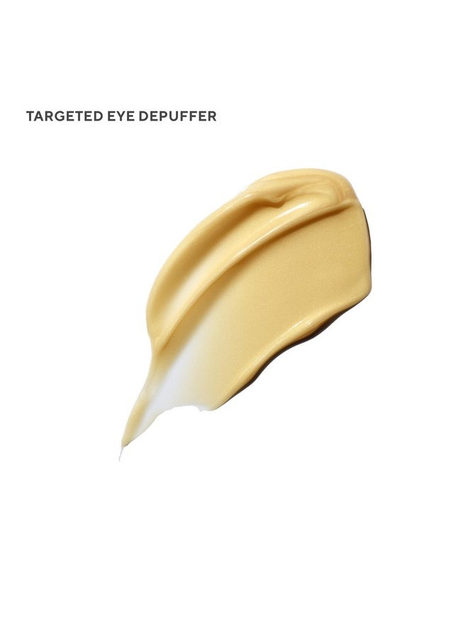 Targeted Eye Depuffer - Anti-Aging Eye Cream, Formulated To Visibly Brighten, Depuff, And Firm Under-Eyes - Ginseng, Lily, And Caffeine Massage Away Puffiness And Under-Eye Bags - 0.5 Fl Oz