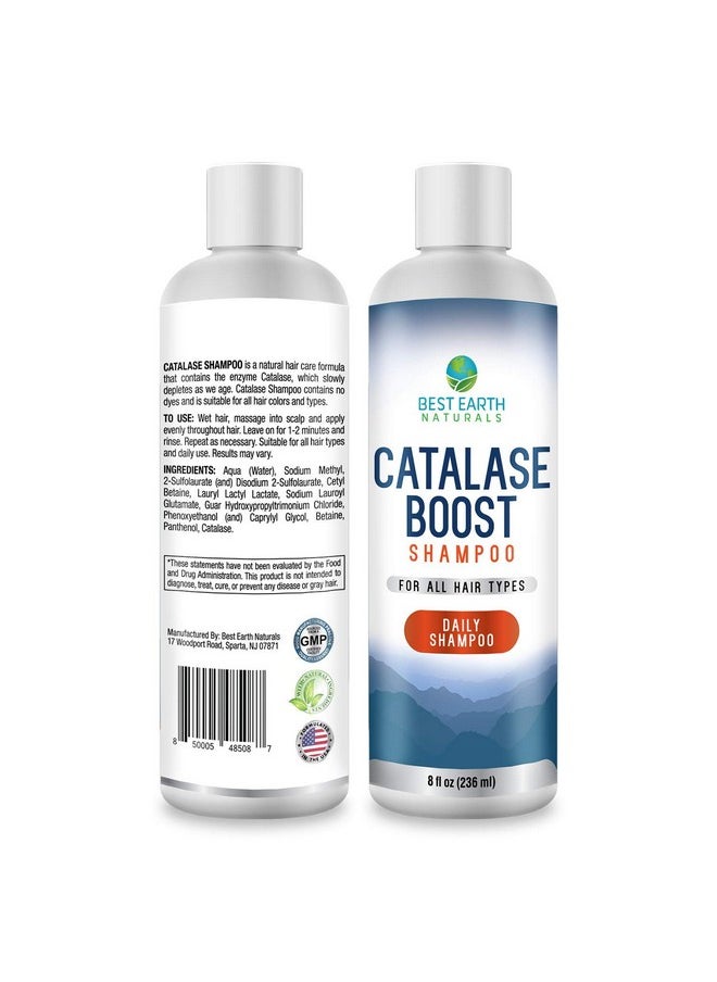 Catalase Formula Starter Kit With 60 Capsules Of Catalase 10,000 Supplement, Catalase Shampoo 8 Oz. And Catalase Conditioner 8 Oz.