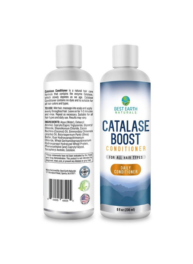 Catalase Formula Starter Kit With 60 Capsules Of Catalase 10,000 Supplement, Catalase Shampoo 8 Oz. And Catalase Conditioner 8 Oz.