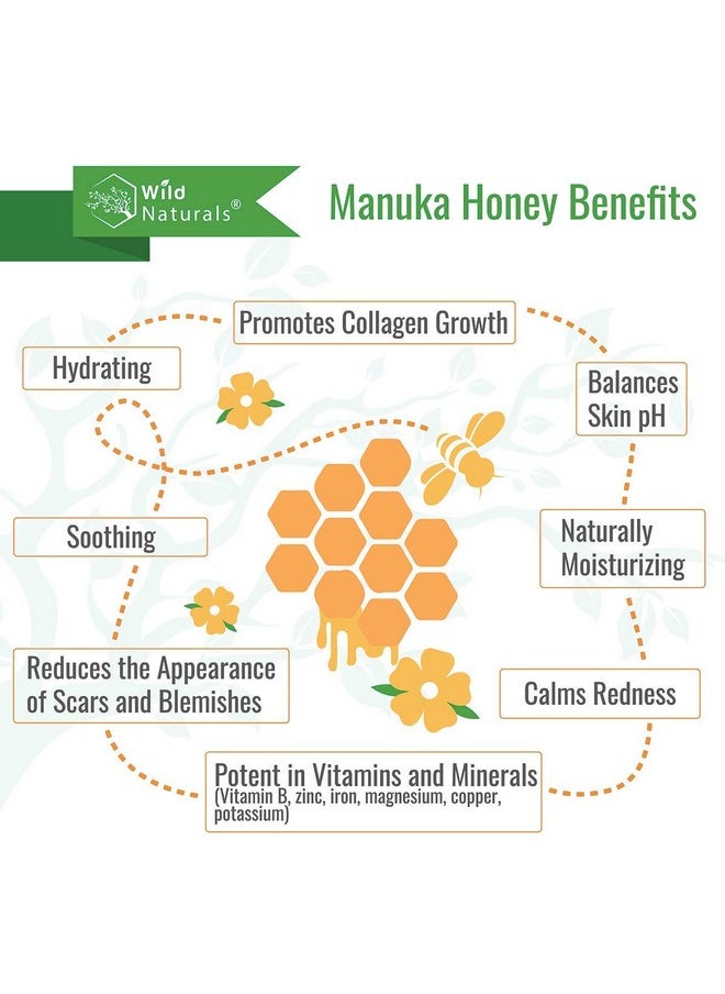 Manuka Honey Shampoo And Conditioner - Soothing Moisturizing Formula For Eczema, Psoriasis, Curly Hair And Color-Safe - All Natural Set