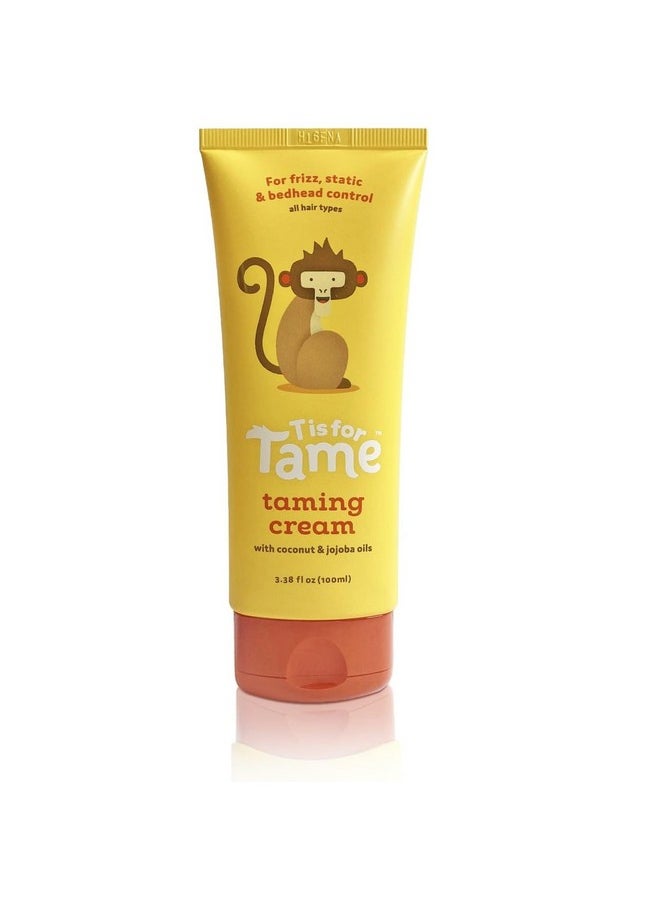 - Hair Taming Cream For Kids, All-Natural For Frizz & Flyaways, Coconut Oil & Jojoba Leave In Cream, Safe For Babies & Toddlers, Not Sticky, Straight Or Curly Hair