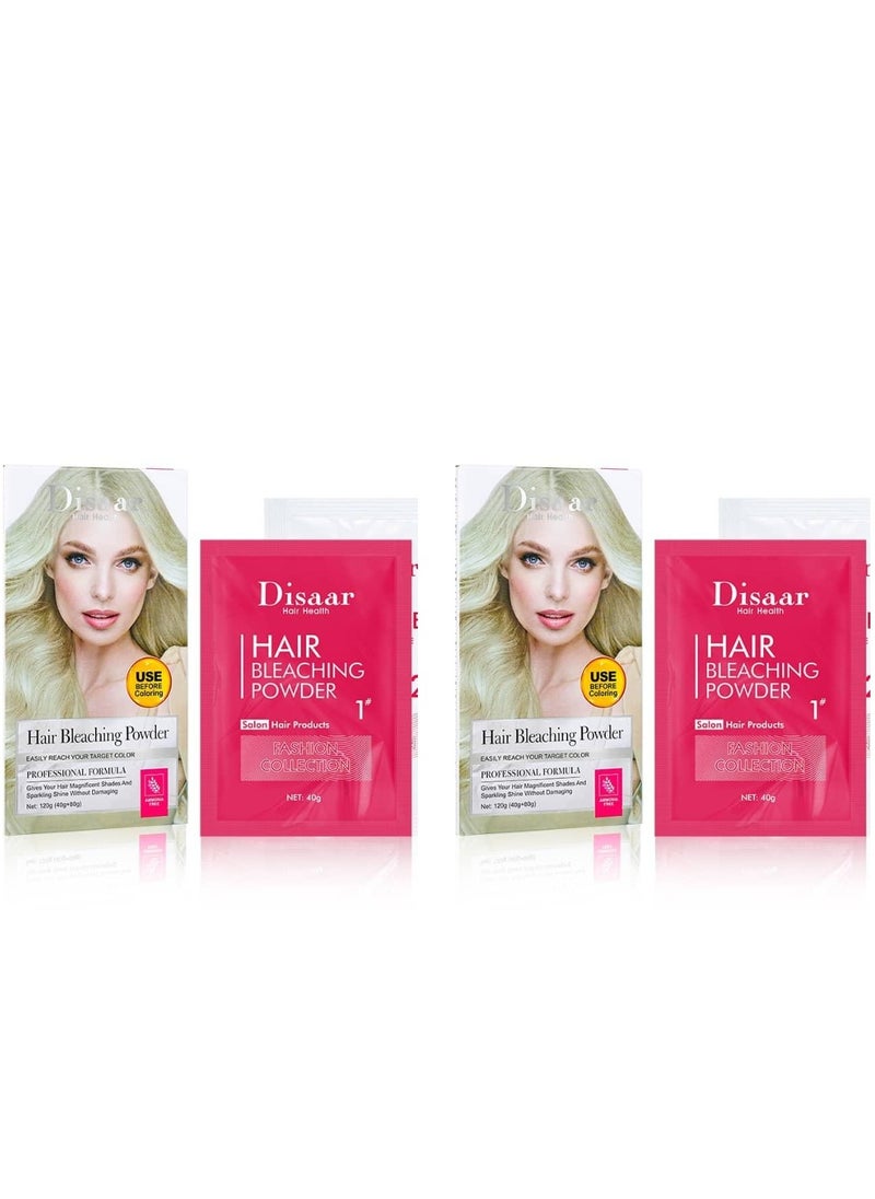 Two Pieces Of Hair Bleaching Powder 120x2 g