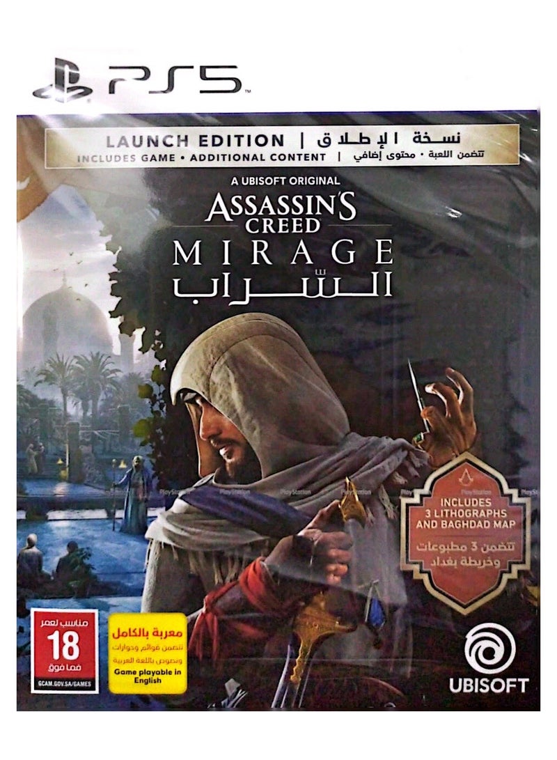 Assassins Creed Mirage Lanch Edition - PlayStation 5 (PS5)