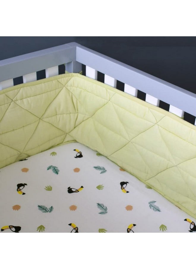 100% Organic Cotton Crib Fitted Sheets For Crib Mattress-Baby Bed Sheet -Fits Upto 6