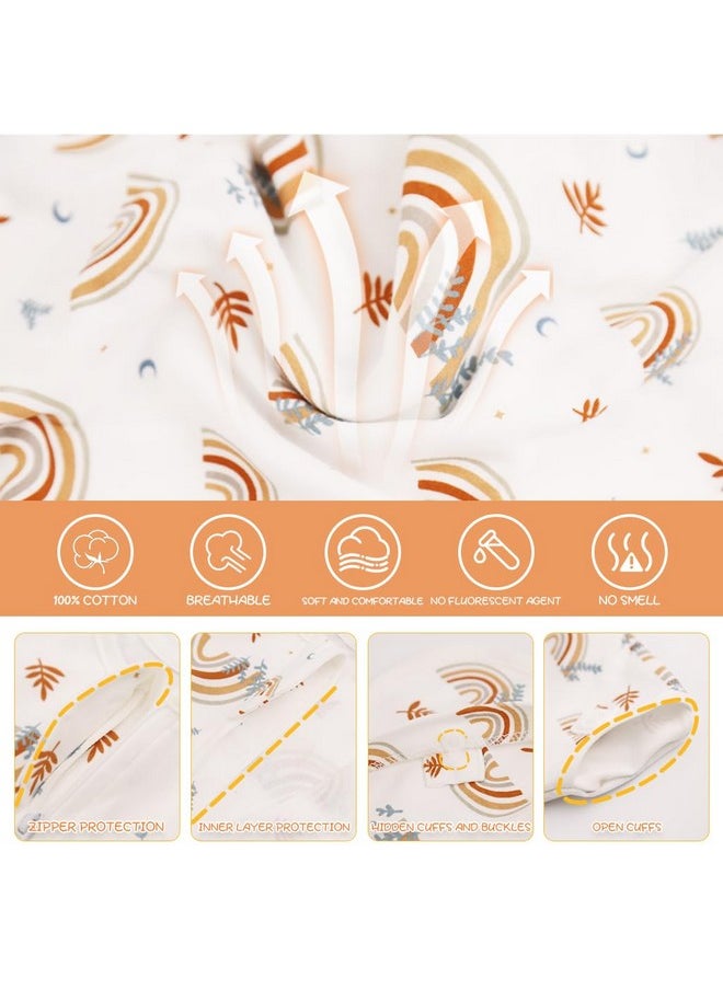 ® Baby Swaddles For Newborns, 100% Cotton Baby Swaddle Wrap For Newborns Arms Up Baby Sleeping Blanket Zipping Baby Sleeping Bag Newborn Sleep Sacks For Startle Reflex For Baby 0-6 Months
