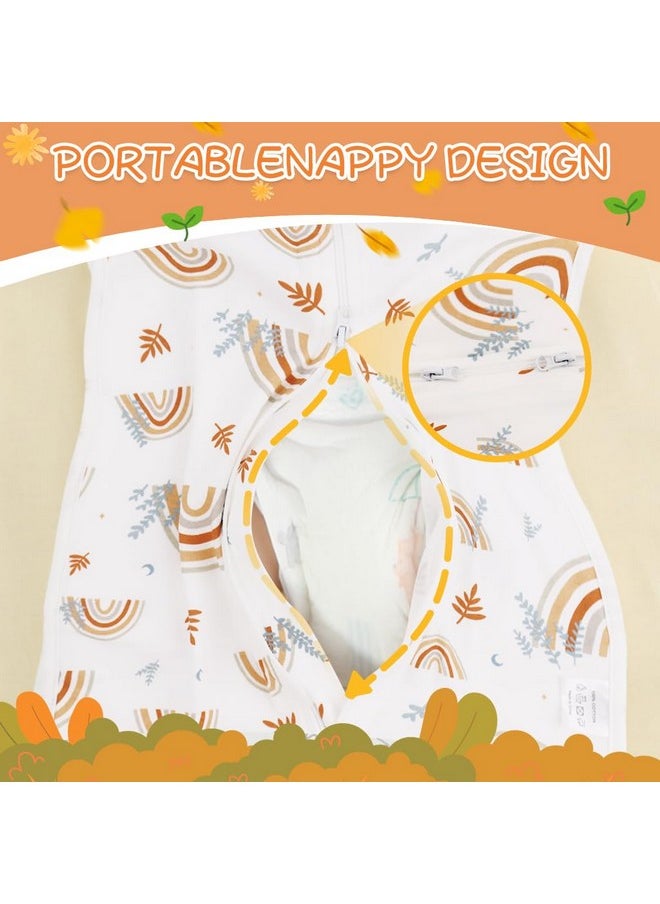 ® Baby Swaddles For Newborns, 100% Cotton Baby Swaddle Wrap For Newborns Arms Up Baby Sleeping Blanket Zipping Baby Sleeping Bag Newborn Sleep Sacks For Startle Reflex For Baby 0-6 Months