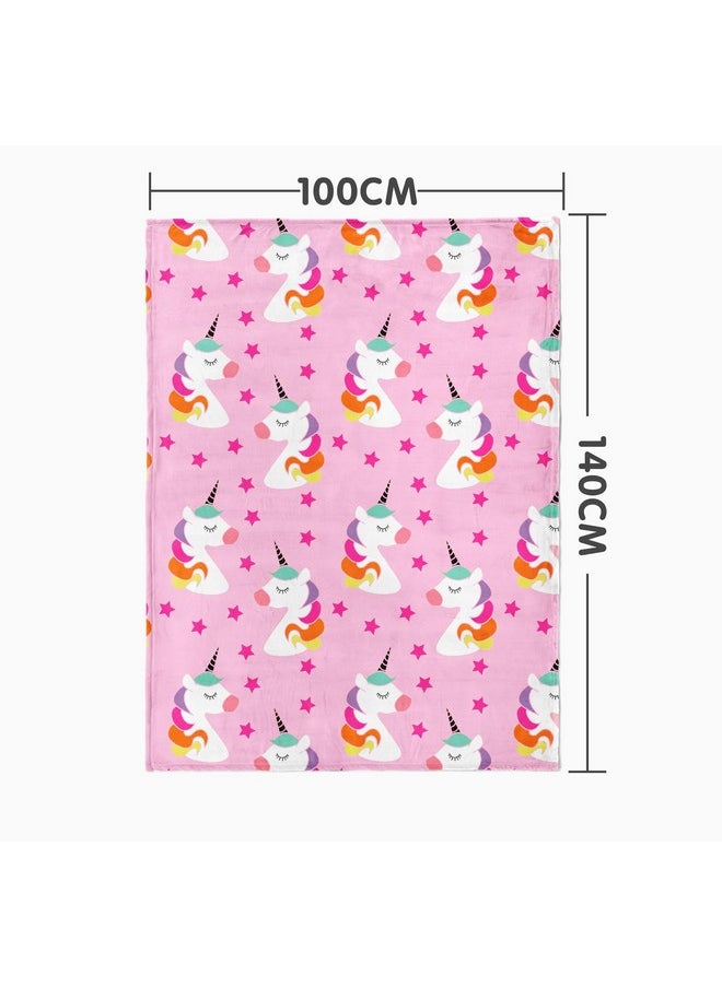 All Season Baby Blanket (Unicorn, 100 X 140 Cms)