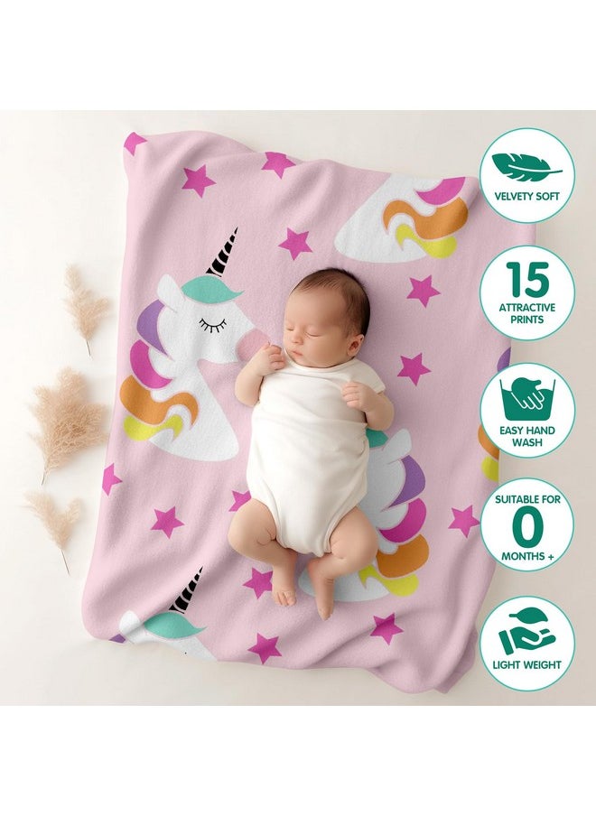 All Season Baby Blanket (Unicorn, 100 X 140 Cms)