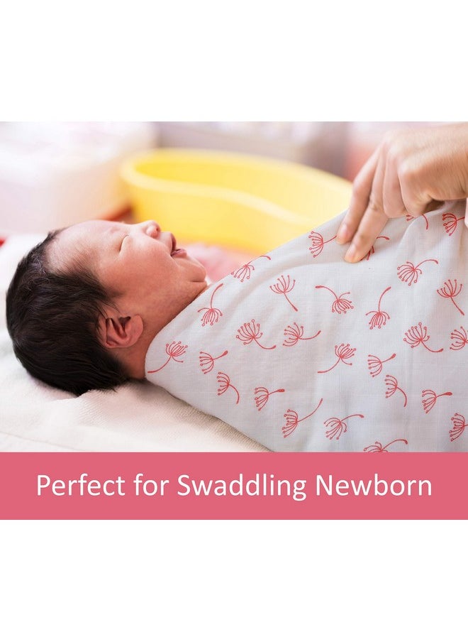 100% Cotton Muslin Baby Swaddle Set, Pack Of 3, Size-120Cm X 100Cm (47