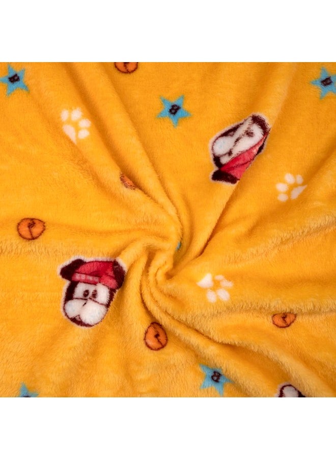 Newborn Baby Blanket With Hood/Infant Ac Blanket/Baby Wrapper/Flannel Baby Blanket For 0-9 Months (70X70Cm) Pack Of 1
