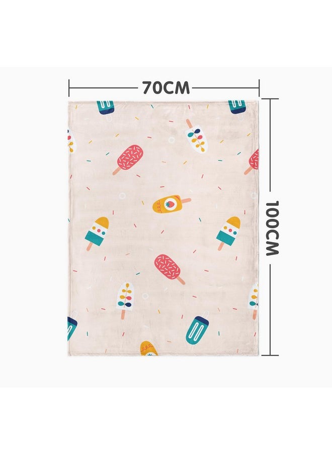 All Season Baby Blanket (Ice Cream, 70 X 100 Cms)