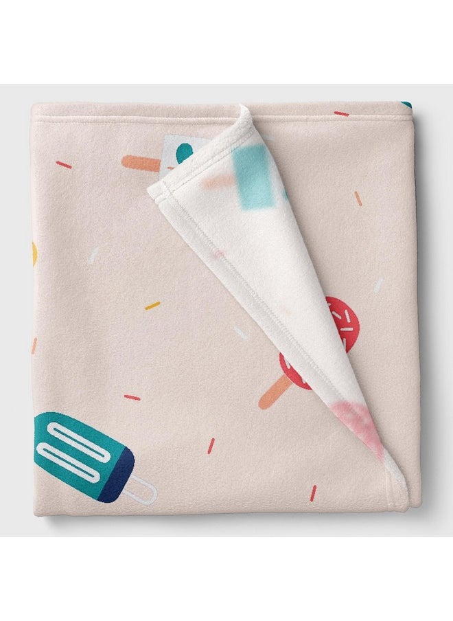 All Season Baby Blanket (Ice Cream, 70 X 100 Cms)