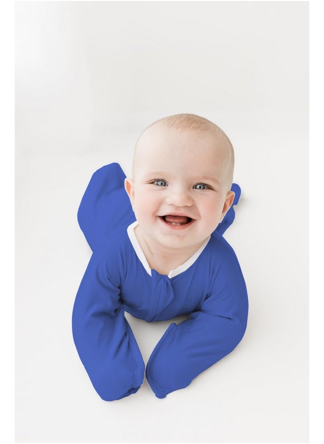 Transition Swaddle - Baby Wearable Blanket - Cozy Sleep Sack, Wrap With 2-Way Zipper - 95% Bamboo Viscose, 5% Spandex (Navy Nightfall, Medium 6-12 Month_)