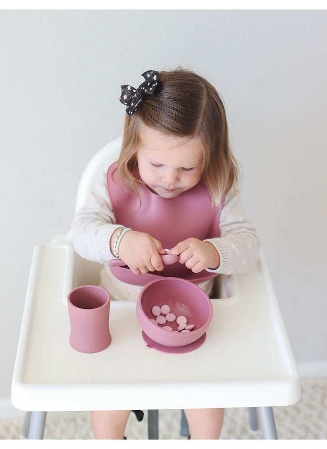 Silicone Baby & Toddler Training Cup - Pediatric Ot Approved - 100% Platinum Pure Lfgb Silicone - Unbreakable - Plastic Free - Tiny Cup Perfect For Baby Led Weaning