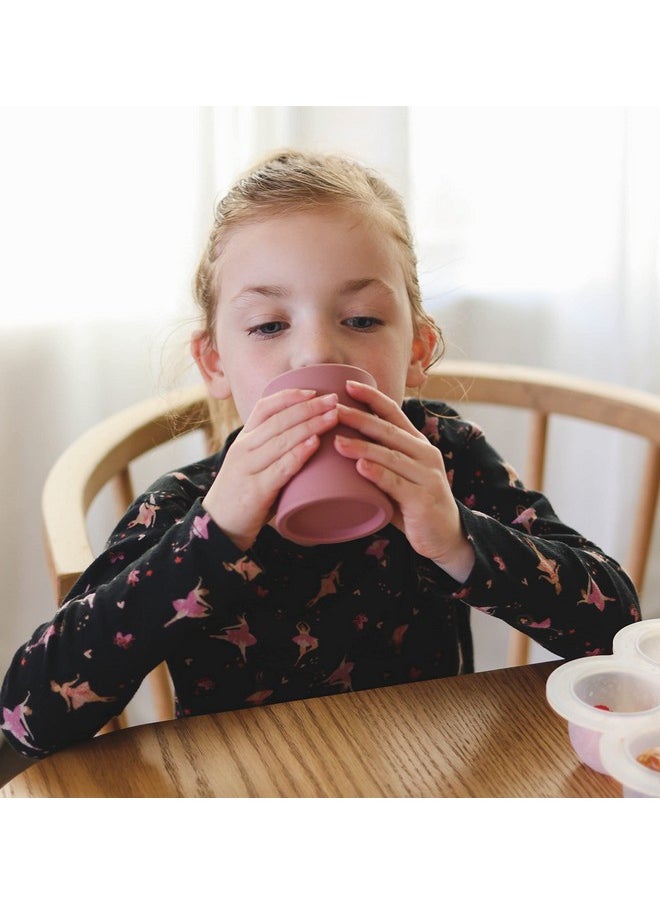 Silicone Baby & Toddler Training Cup - Pediatric Ot Approved - 100% Platinum Pure Lfgb Silicone - Unbreakable - Plastic Free - Tiny Cup Perfect For Baby Led Weaning
